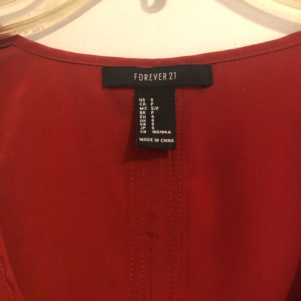 Forever21 Small orange Tank top - Picture 7 of 9